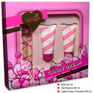 Coffret Aquolina Candy Dream Edt 50 Ml + Gel Douche 50 Ml + Lait Corps 50 Ml 