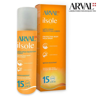 Arval Il Sole Latte Protettivo SPF15 200 ml — Spray Solare