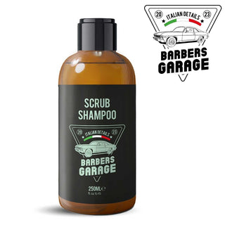 Barbers garage Shampoo Scrub 250 ml — Shampoo esfoliante