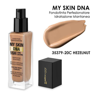 Bella Oggi My Skin Dna Foundation Long Lasting 16H Hezelnut 