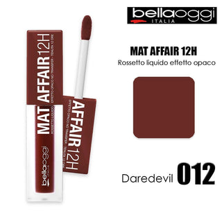 Bella Oggi Mat Affair 12H Rossetto Liquido Opaco Daredevil — Rossetto liquido