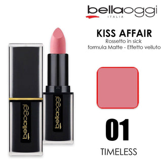 Bella Oggi Kiss Affair Matte Lipstick Stick Timeless 001 