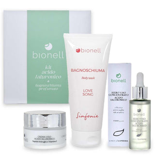 Bionell Kit Hyaluronique Crème Visage 75 Ml + Sérum 30 Ml + Crème Mains 100 Ml 