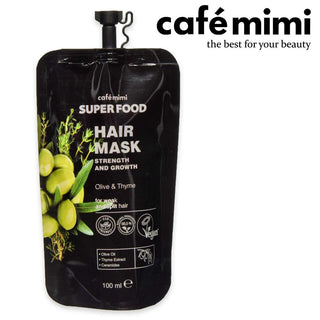 Cafe Mimi Maschera Capelli Rinforzante & Crescita 100 ml — Maschera Capelli
