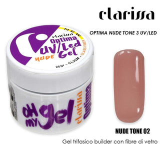 Clarissa أوبتيما جل نود تون 2 يوڤي/ليد 25 غرام 