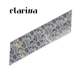 Clarissa أبيض دانتيل 100 × 4 سم 