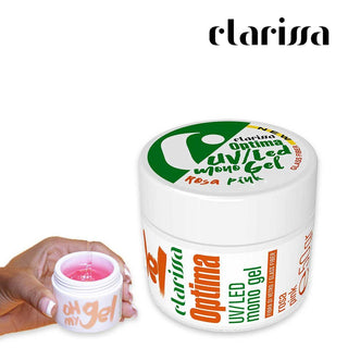Clarissa أوبتيما يو في/ليد مونوچيل وردي ألياف زجاجية 14 غرام 