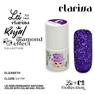 Clarissa Vernis semi-permanent Tpo Free 7 ml Elizabeth - Effet Diamant 