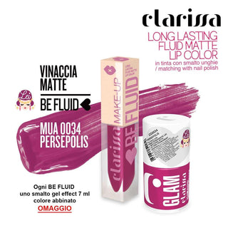 Be Fluid Lip Color Persepolis Vinaccia Matte 4ml 