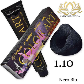 Color Art Senza Ammoniaca 100 ml 1.10 Nero Blu — Tinta capelli