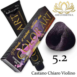 Color Art Senza Ammoniaca 100ml 5.2 Castano Chiaro Violino — Tinta per capelli