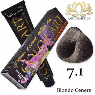 Color Art Senza Ammoniaca 100 ml 7.1 Biondo Cenere — Tinta per capelli
