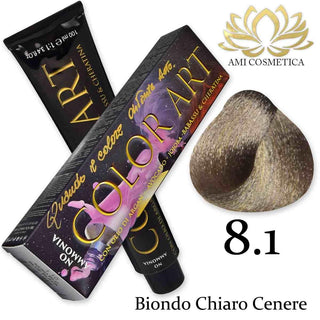 Color Art Senza Ammoniaca 100ml 8.1 Biondo Chiaro Cenere — Tinta per capelli