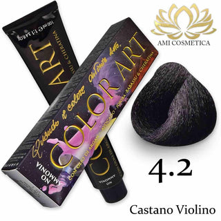 Color Art Senza Ammoniaca 100ml 4.2 Castano Violino — Tinta per capelli
