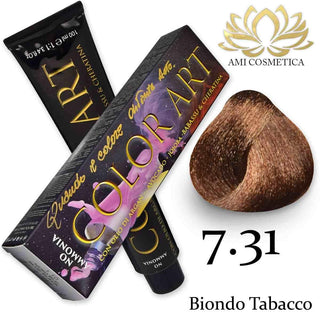 Color Art Senza Ammoniaca 100ml 7.31 Biondo Tabacco — Tinta per capelli
