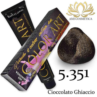 Color Art Senza Ammoniaca 100ml 5.351 Cioccolato Ghiaccio — Tinta per capelli