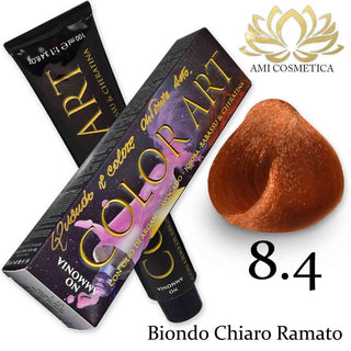 Color Art Senza Ammoniaca 100 ml 8.4 Biondo Chiaro Ramato — Colorante per capelli