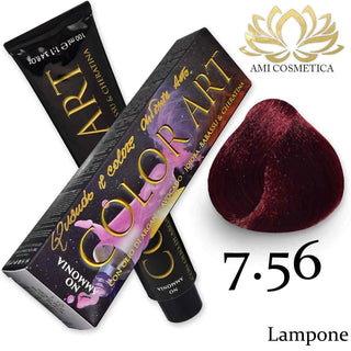Color Art Senza Ammoniaca 100 ml 7.56 Lampone — Colorante per capelli