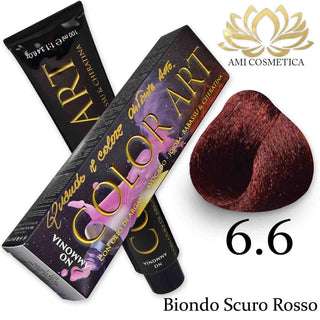 Color Art Senza Ammoniaca 100 ml 6.6 Biondo Scuro Rosso — Colorante per capelli