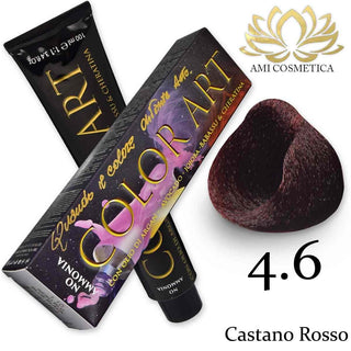 Color Art Senza Ammoniaca 100 ml 4.6 Castano Rosso — Colorante per capelli