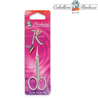 Coltellerie paolucci Forbici Manicure Punta A Lancia Curve 3/5 pollici Linea Karina — Forbici per manicure