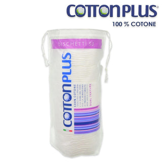 Cotton Plus 50 Δίσκοι από 100% υδρόφιλο βαμβάκι 