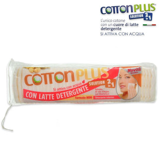 Cotton Plus 2 In 1 Mini Con Estratto Di Olio D'Argan E Vitamina E — Dischetti Struccanti