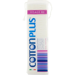Cotton Plus 80 Dischetti 100% Cotone Idrofilo — Dischetti di cotone