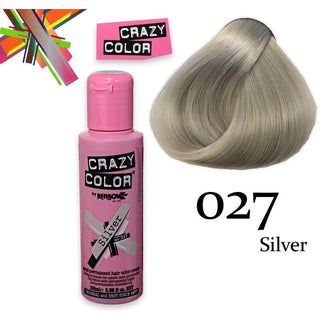 Crazy color Semipermanente Argento 100 ml — Smalto semipermanente