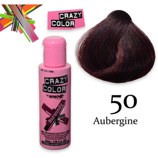 Crazy Color Полуперманентный 100 мл Баклажан 