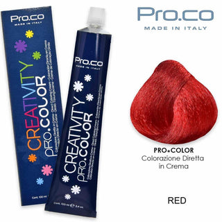 Creativity Pro.Color 100 ml Rosso — Colorante semi-permanente