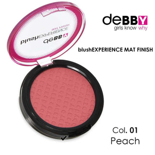 Debby Blush Experience Matte Finish 01 Peach 