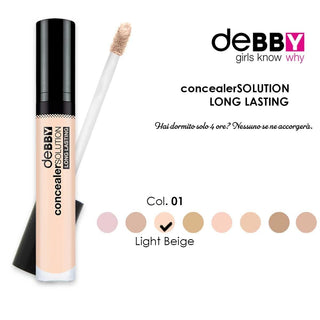 Debby Solution Fluid Concealer 01 - Light Beige 