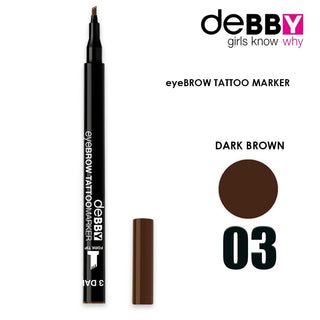 Eyebrow Tattoo Pen Debby 03 - Dark Brown 