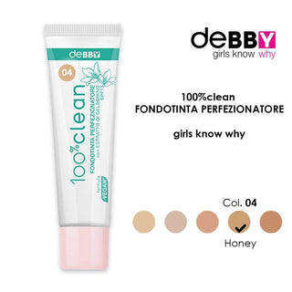 Debby 100% foundation Clean Perfecter 04 Noney 