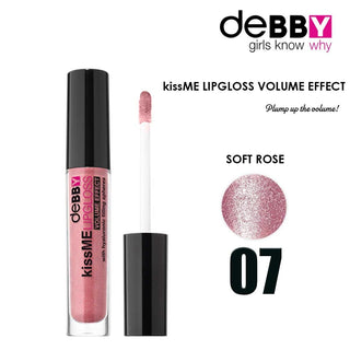 Debby Kissme Volumizing Lip Gloss 07 Soft Rose 