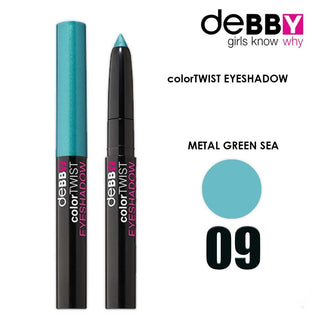 Debby Color Twist Eyeshadow Stick '09 Metal Green Sea 