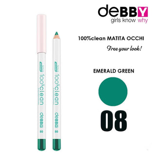 Debby 100% Eye Pencil Clean 8 Emerald Green 