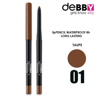 Debby Waterproof Lip Pencil 1 Taupe 