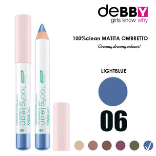 Debby Jumbo Eyeshadow 100% Clean 06 Lightblue 