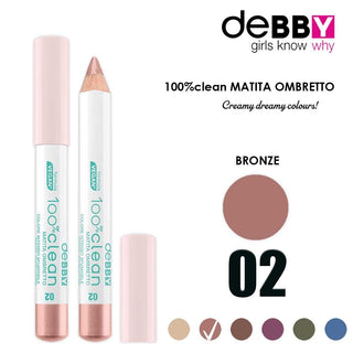 Debby 100% Jumbo Eyeshadow Clean 02 Bronze 