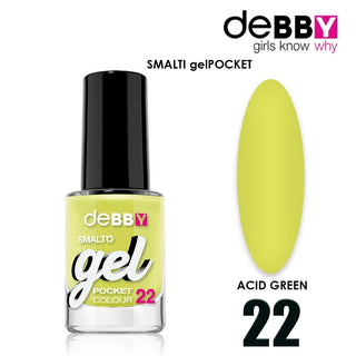 Debby Gel Polish Pocket 22 Verde Acid 
