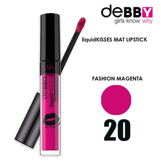 Debby Liquid Matte Lipsticks 20 Fashion Magenta 