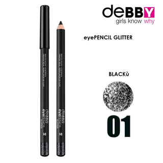 Debby Debby Glitter Eye Pencil 1 Glitter Black 