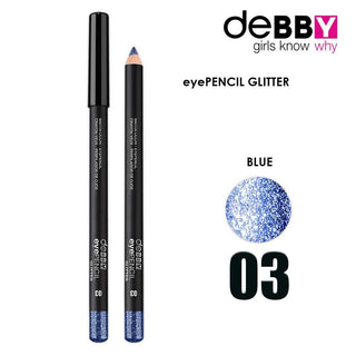 Debby Debby Glitter Eye Pencil 3 Glitter Blue 