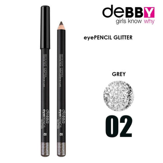 Debby Debby Glitter Eye Pencil 2 Glitter Grey 