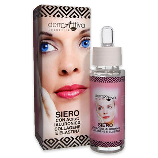 Dermattiva Serum do twarzy z kwasem hialuronowym, kolagenem i elastyną 30 ml 
