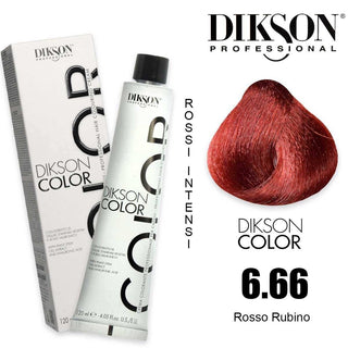 Dikson Color 120 ml 6.66 - 6Rr Rosso Rubino — Colorante per capelli