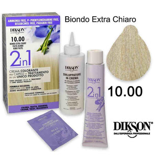Dikson 2 In 1 Crema Color 10.00 Biondo Extra Chiaro — Colorante crema