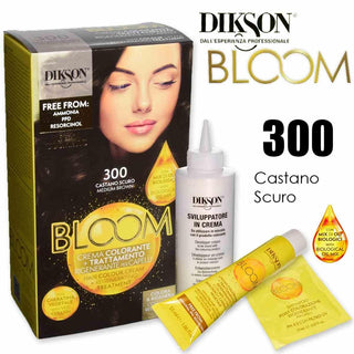 Dikson Bloom 含角蛋白染发膏 300 深褐色 